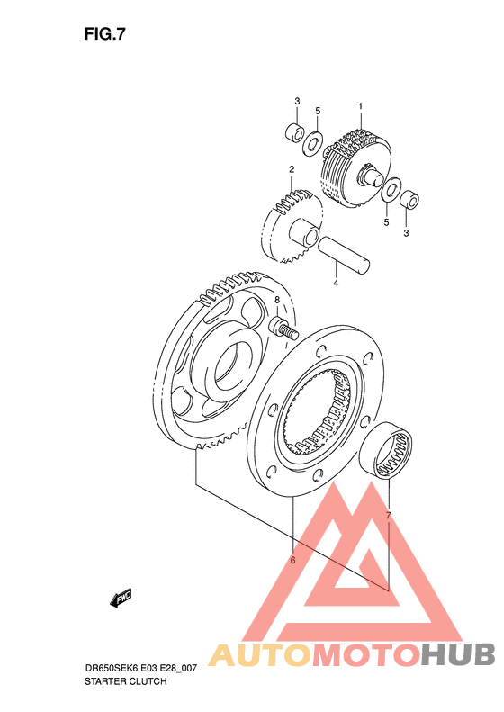 Муфта стартера