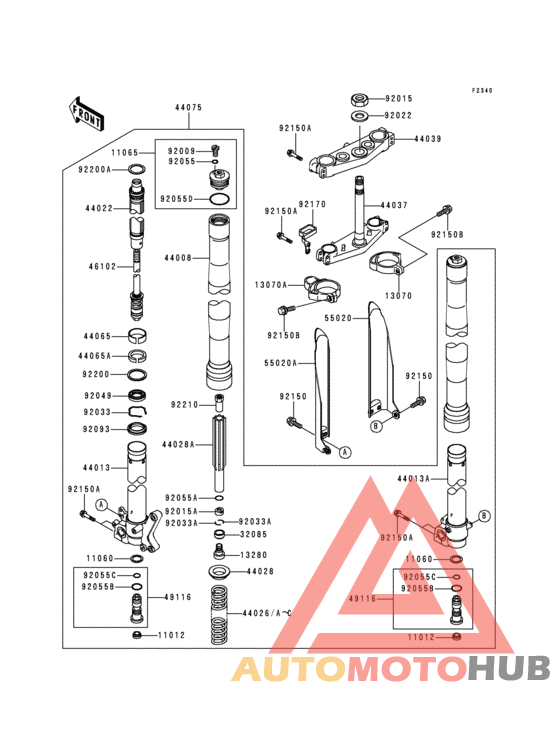 Front fork(1/2)