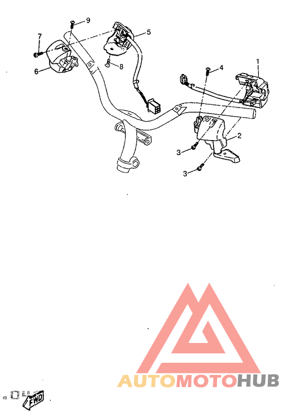 Handle switch. lever