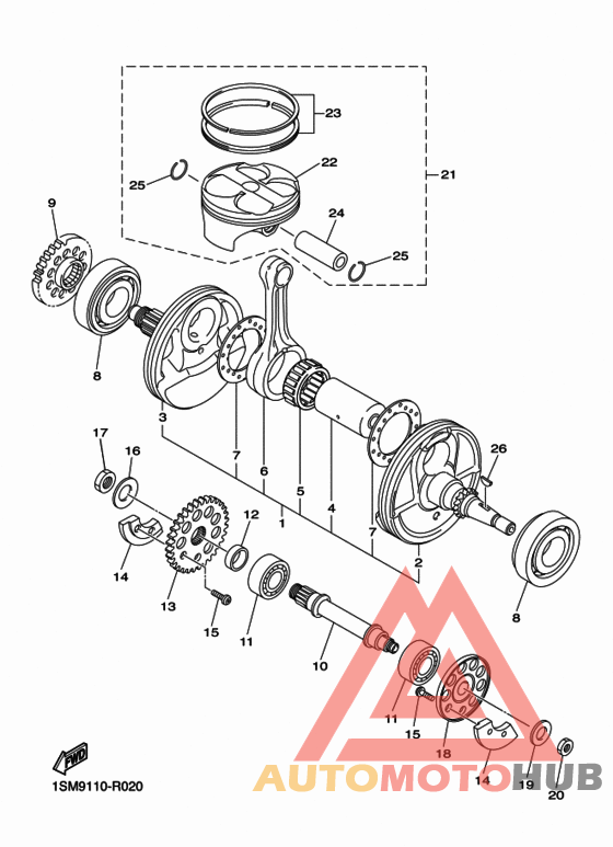 Crankshaft & piston
