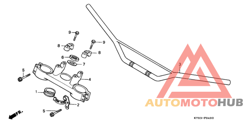 Handle pipe/top bridge