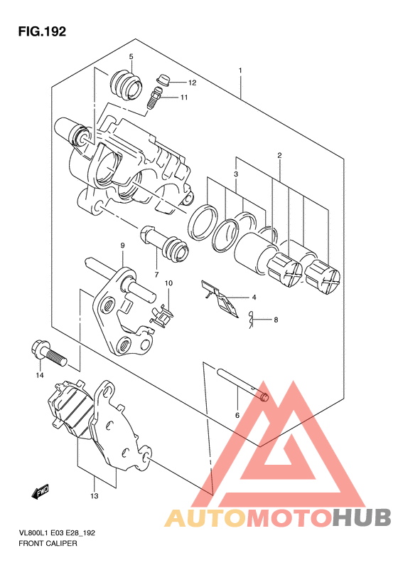Передний суппорт