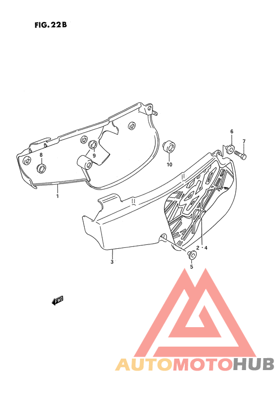 Обтекатель задний