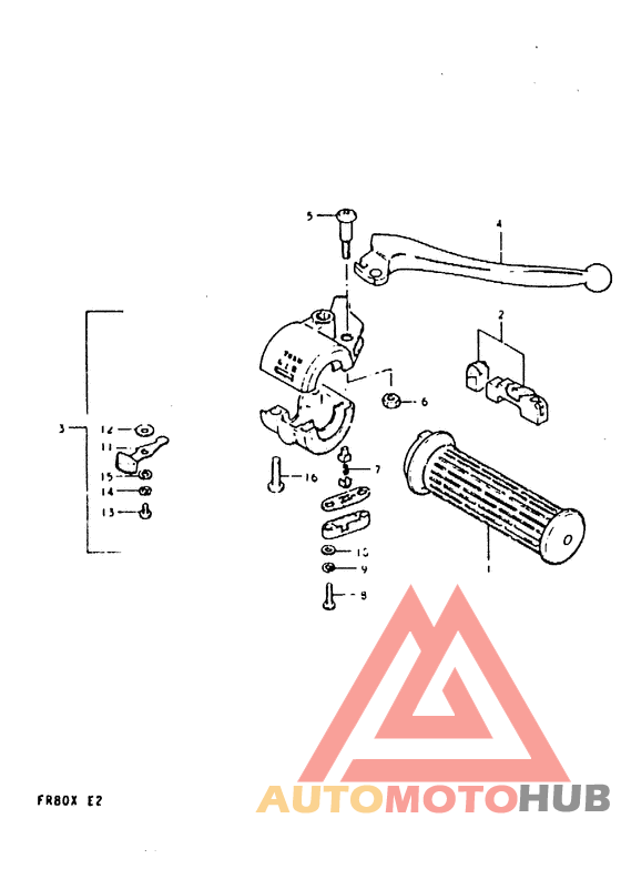 Throttle grip - handle switch