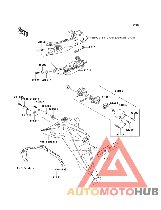 Taillight unit ass`y
