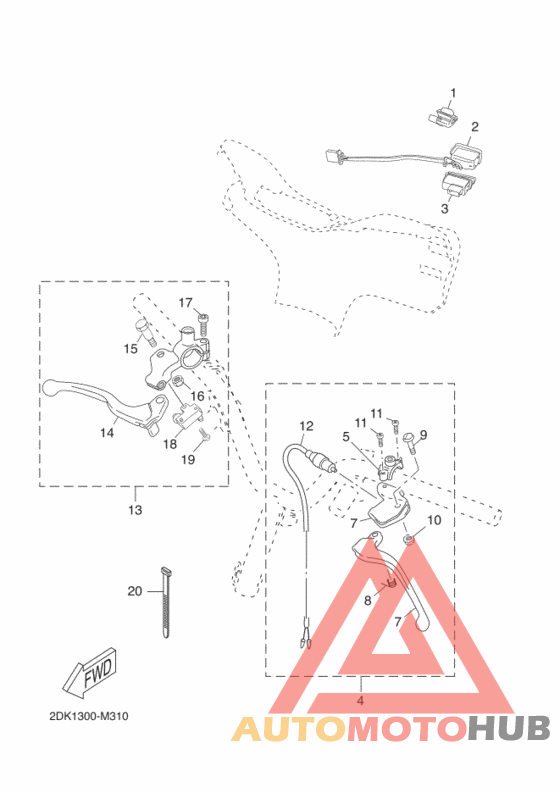 Interruptor  manillar&palanc