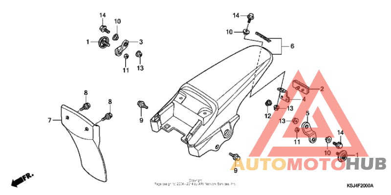 Задний бампер