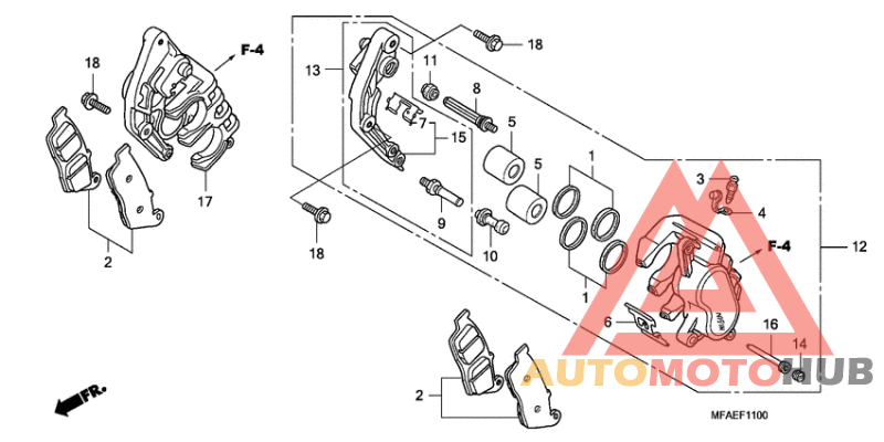 Передний суппорт