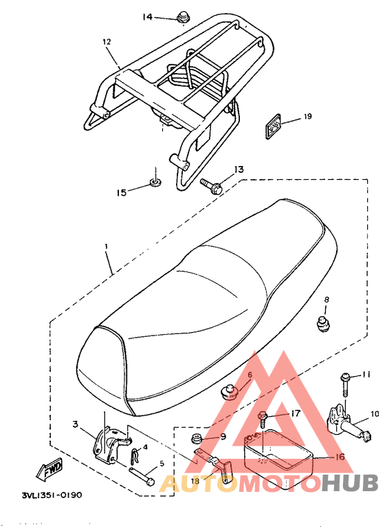 Selle. porte -bagages