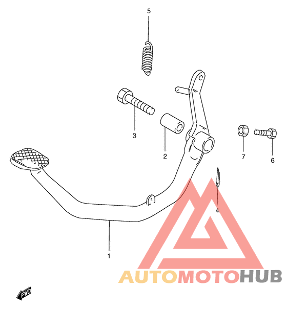 Передний суппорт