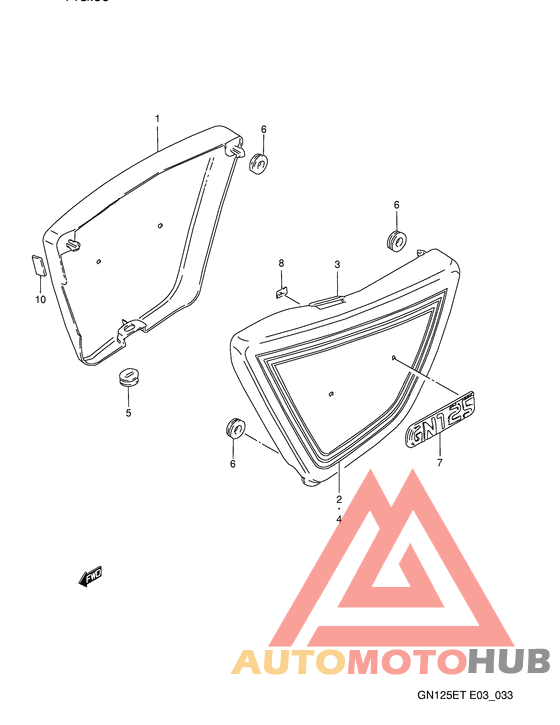 Обтекатель задний