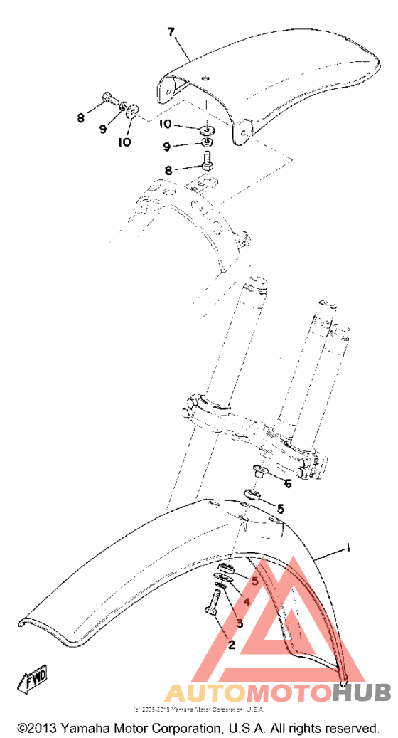 Front fender - rear fender