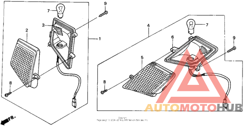 Сигналы поворота передние