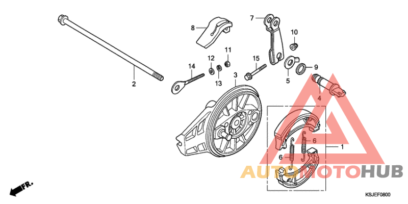 Задний тормоз