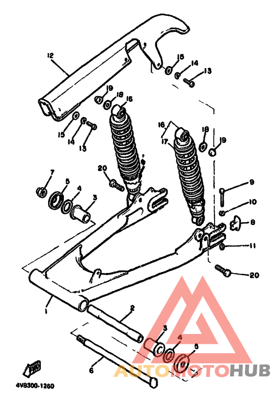 Rear arm. suspension