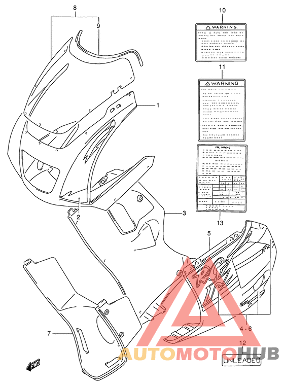 Cowling body