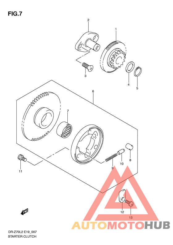 Муфта стартера