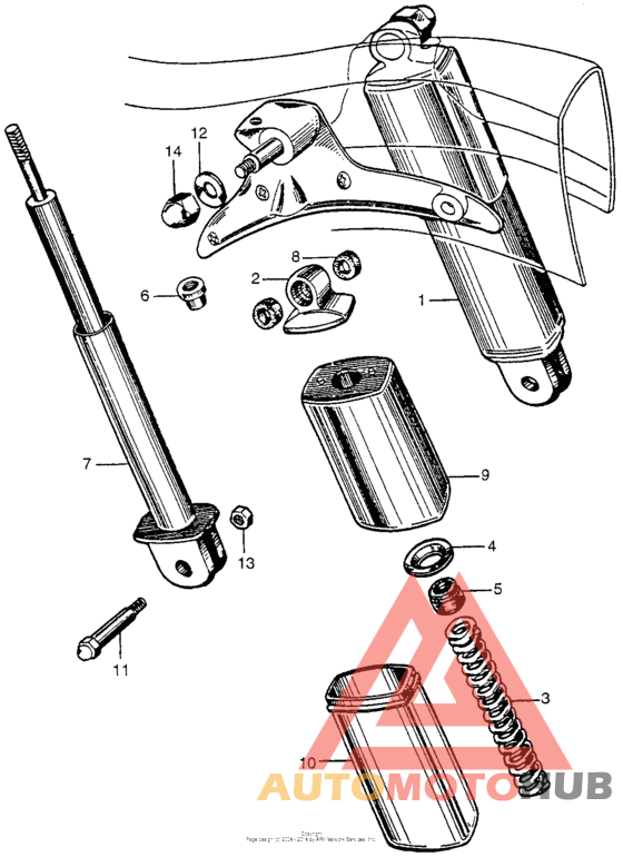 Задние амортизаторы