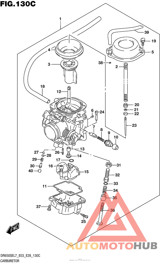 Carburetor (Dr650Sel7 E33)