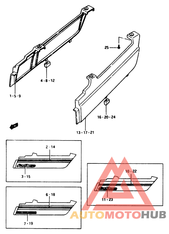 Seat molding