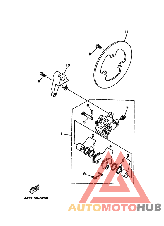 Задний суппорт