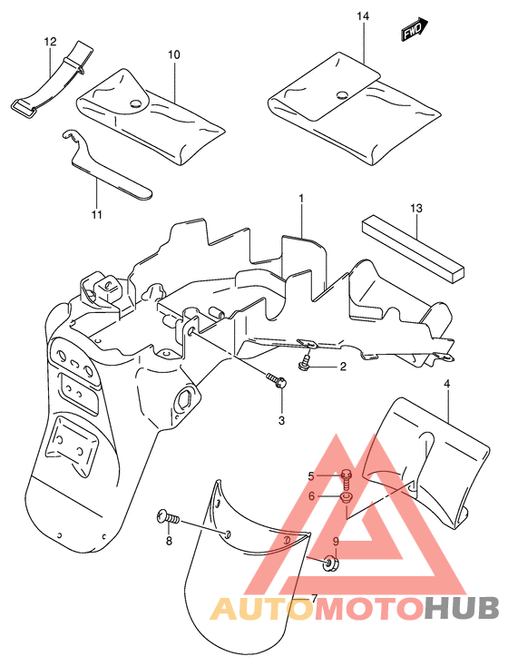 Заднее крыло