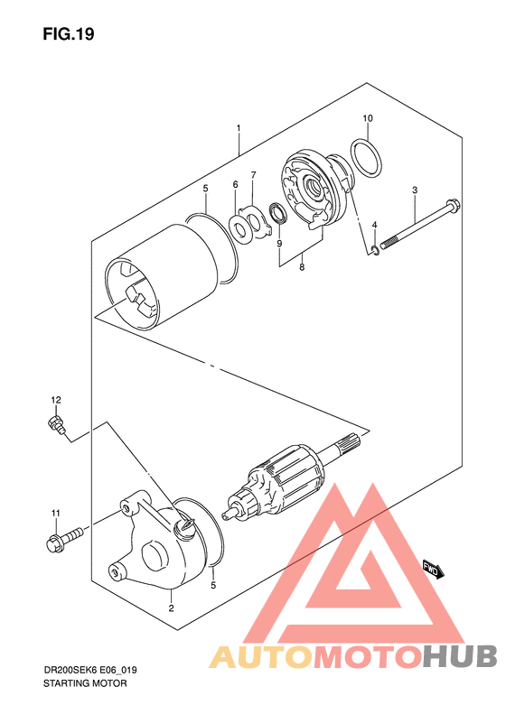 Стартерный мотор