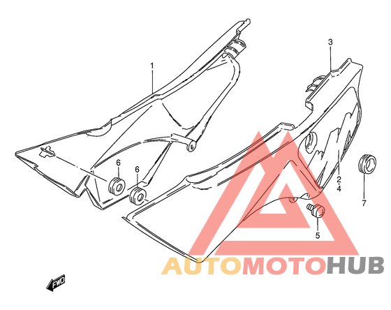 Обтекатель задний