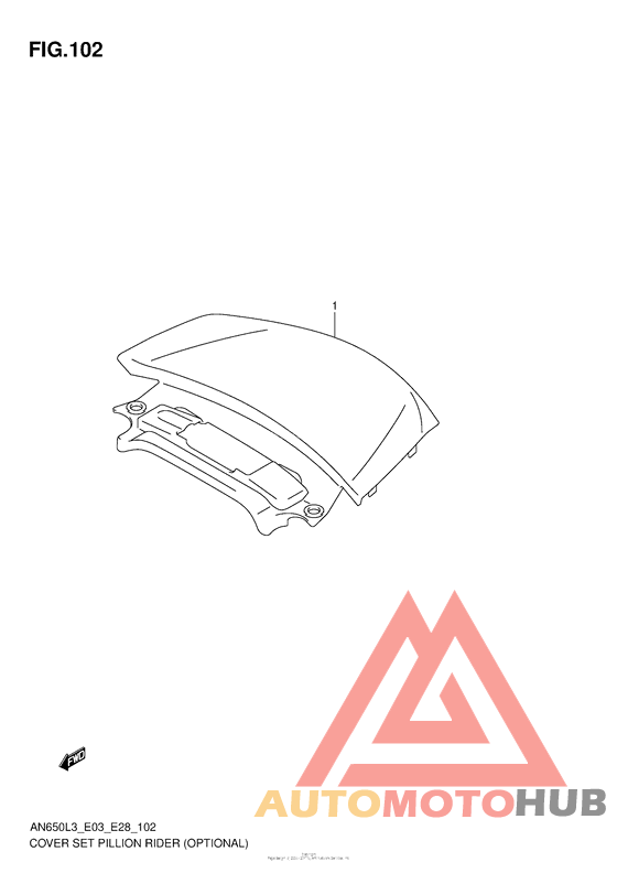 Cover Set Pillion Rider (Optional)