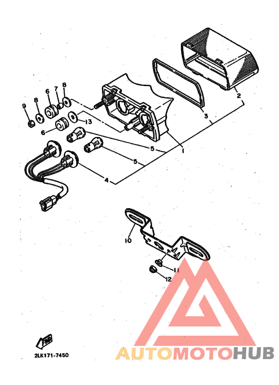 Taillight unit ass`y