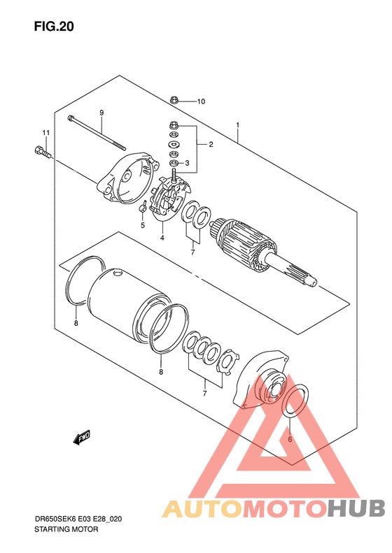 Стартерный мотор