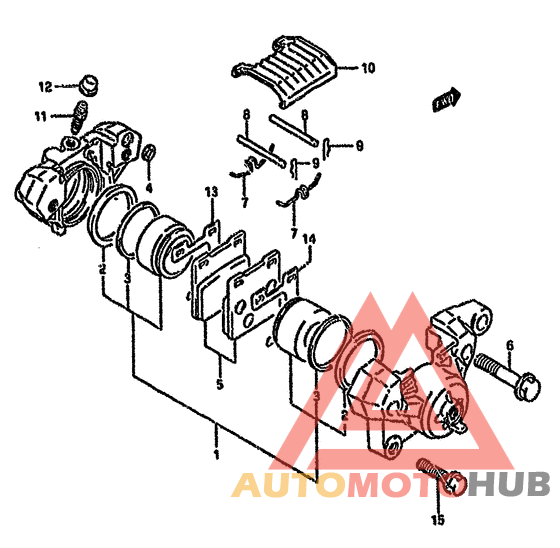 Задний суппорт