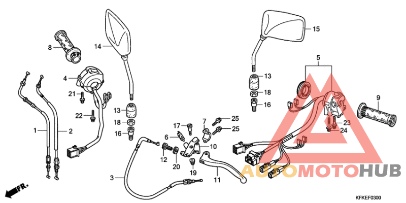 Handle lever/switch/cable /mirror
