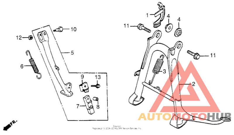 Main stand + side stand