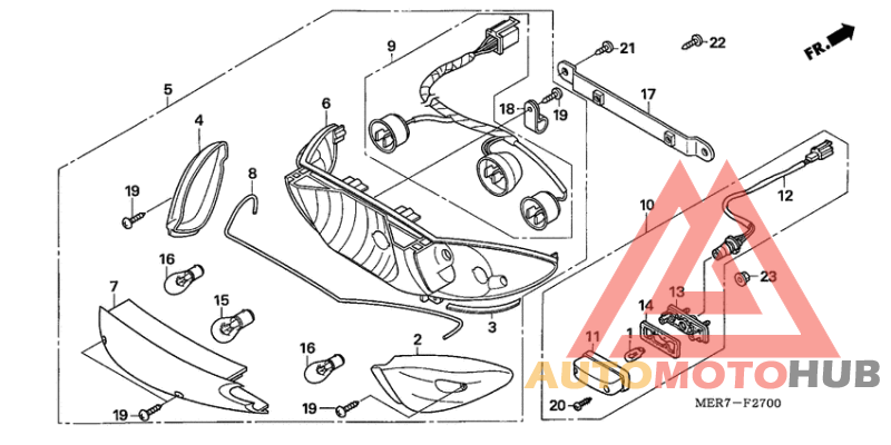 Задний фонарь