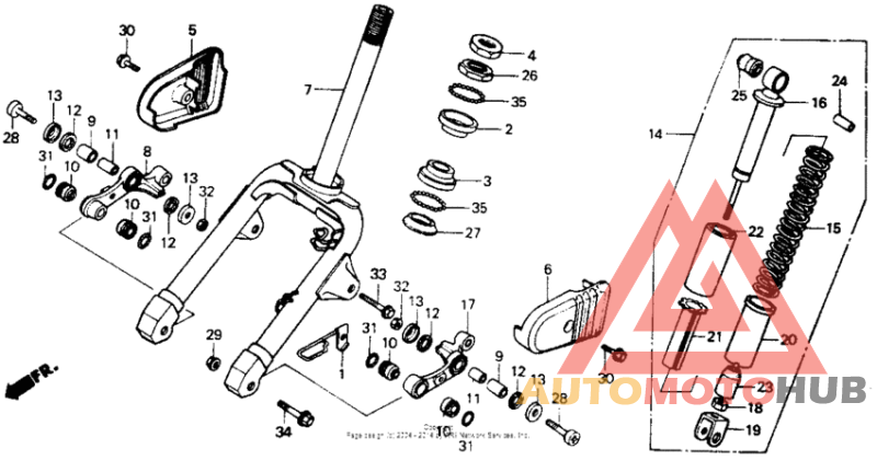 Передняя вилка