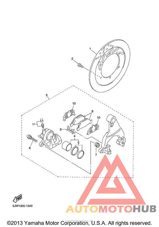 Задний суппорт