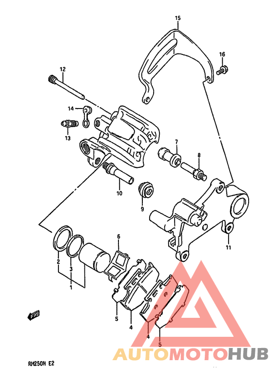 Задний суппортs