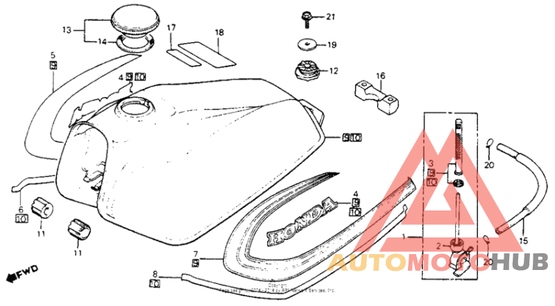 Fuel tank 80-81