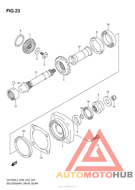 Secondary Drive Gear