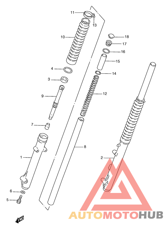 Передняя вилка