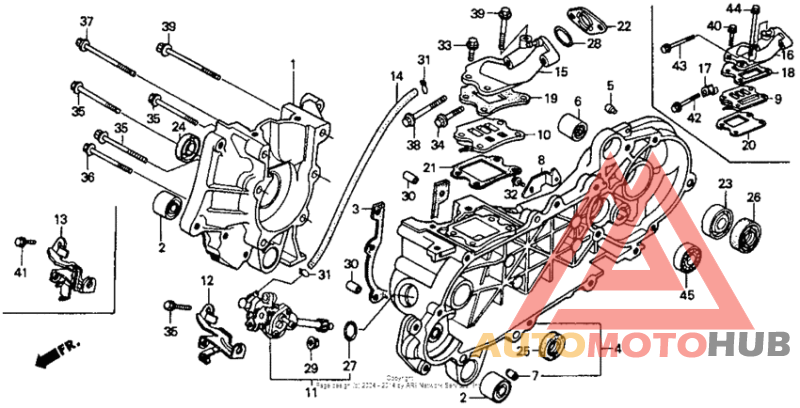 Картер двигателя