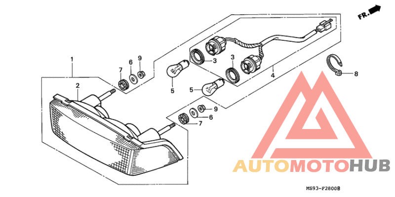 Taillight unit ass`y