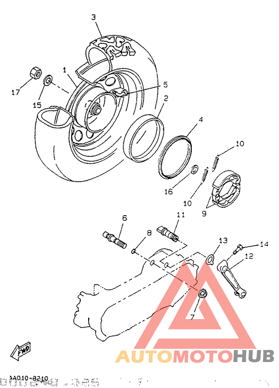 Переднее колесо
