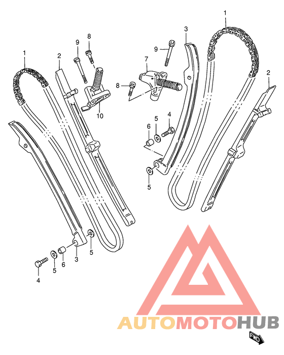 Держатель направляющей