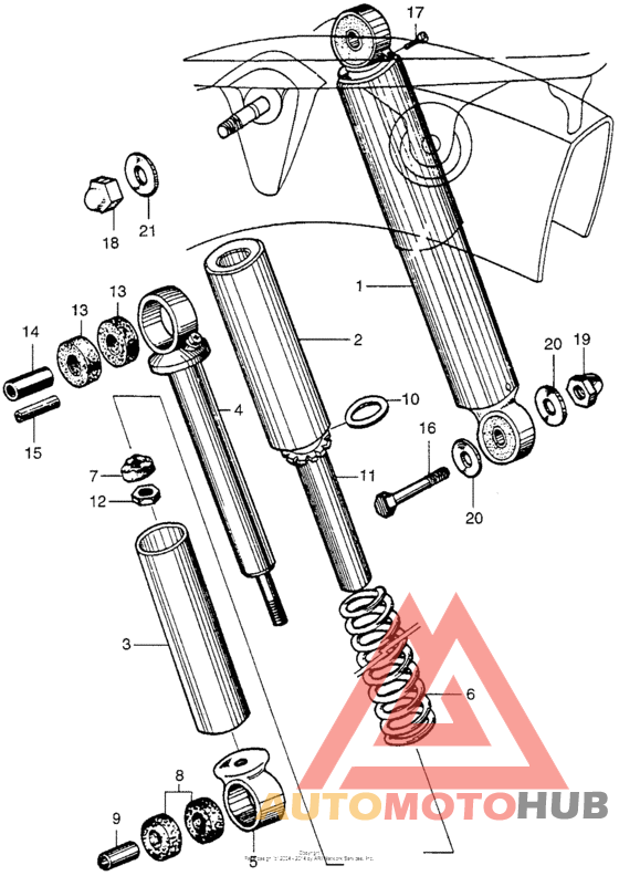 Задние амортизаторы