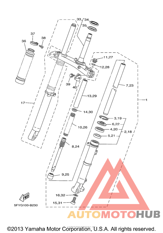 Передняя вилка