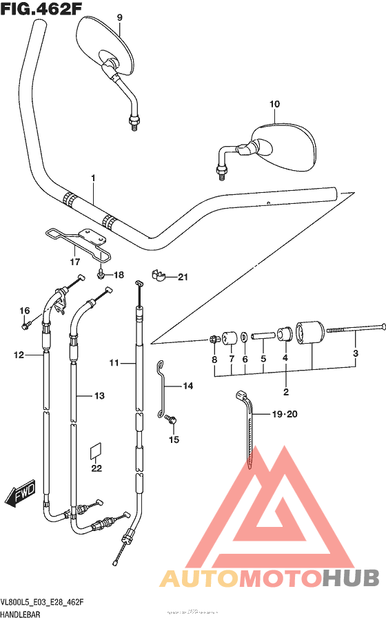 Handlebar (Vl800Bl5 E28)