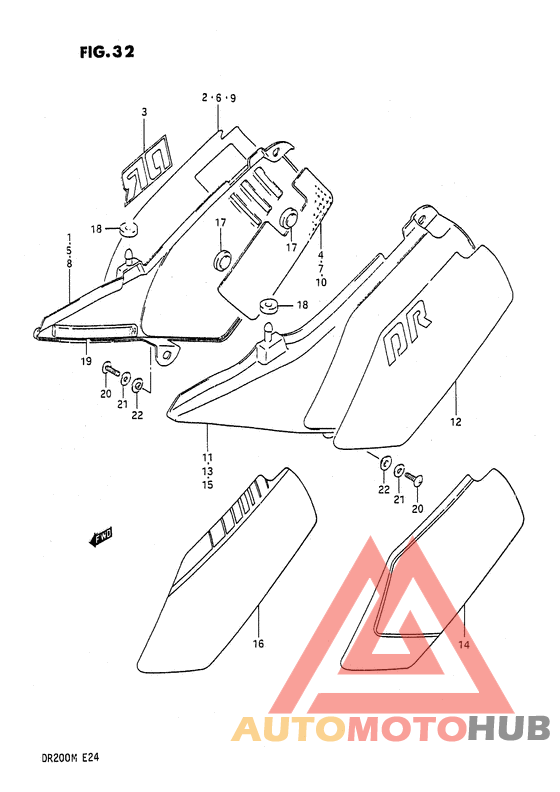 Обтекатель задний