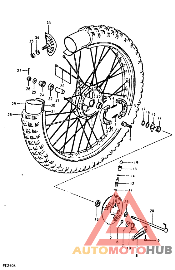 Transom + tube